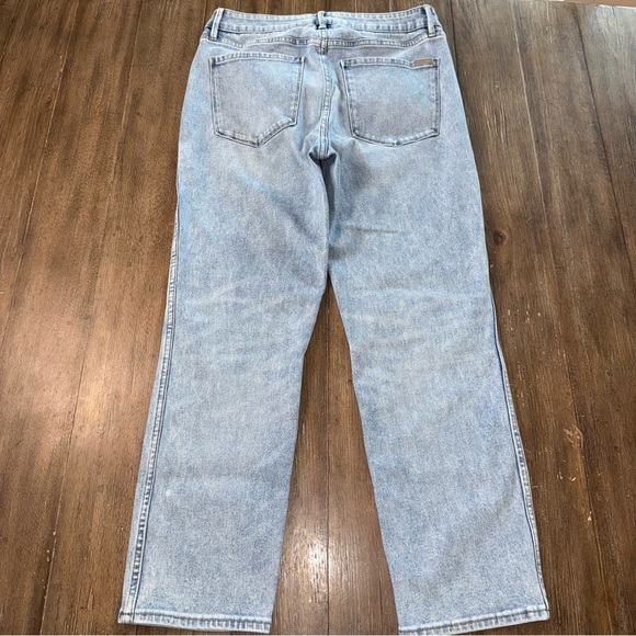 WHBM Sculpt Straight Crop Jeans sz 8 Mom jeans Distressed High Rise Jeans - Picture 6 of 9